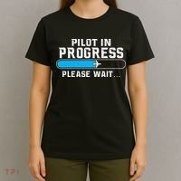 Pilot In Progress Airline Pilot Aviation Aircraft Lover T-Shirt thumb 4