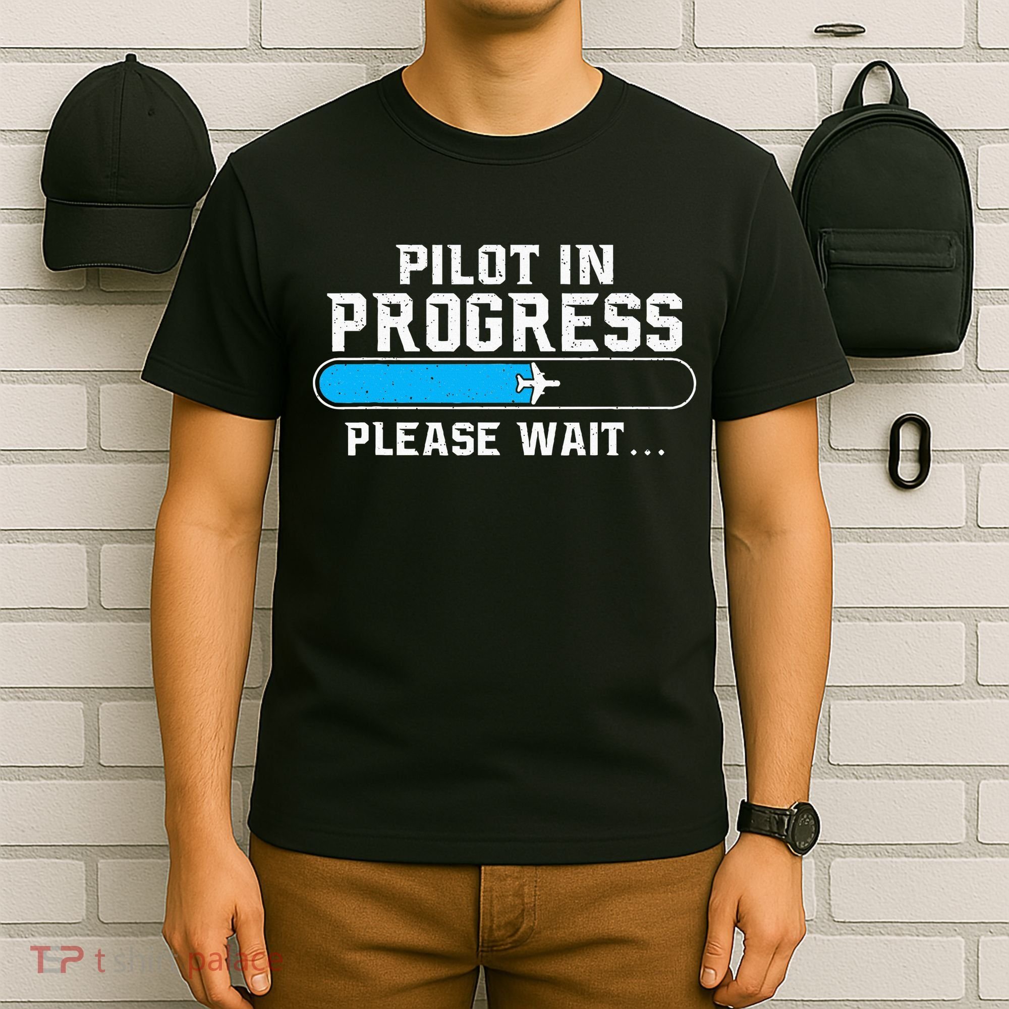 Pilot In Progress Airline Pilot Aviation Aircraft Lover T-Shirt