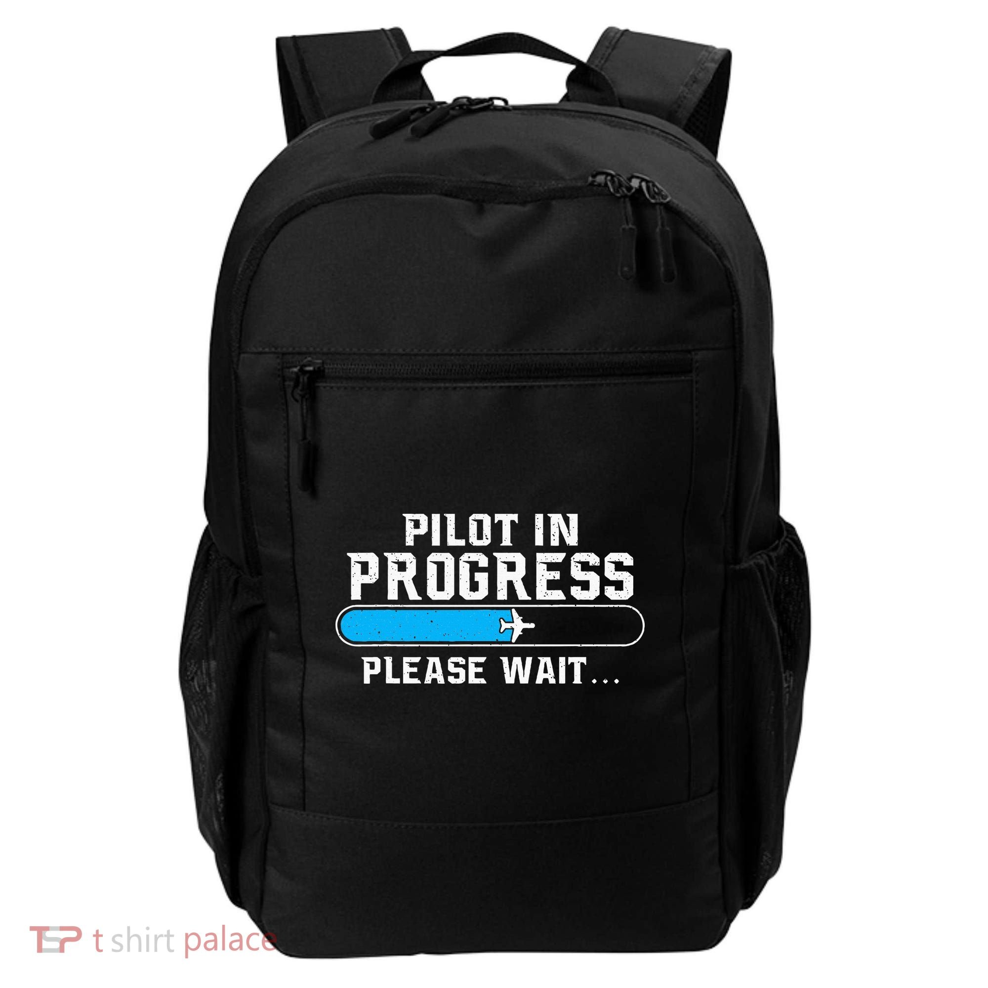 Pilot In Progress Airline Pilot Aviation Aircraft Lover Backpack