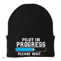 Pilot In Progress Airline Pilot Aviation Aircraft Lover Beanie thumb 0