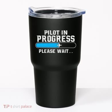 Pilot In Progress Airline Pilot Aviation Aircraft Lover Tumbler
