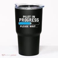 Pilot In Progress Airline Pilot Aviation Aircraft Lover Tumbler thumb 0