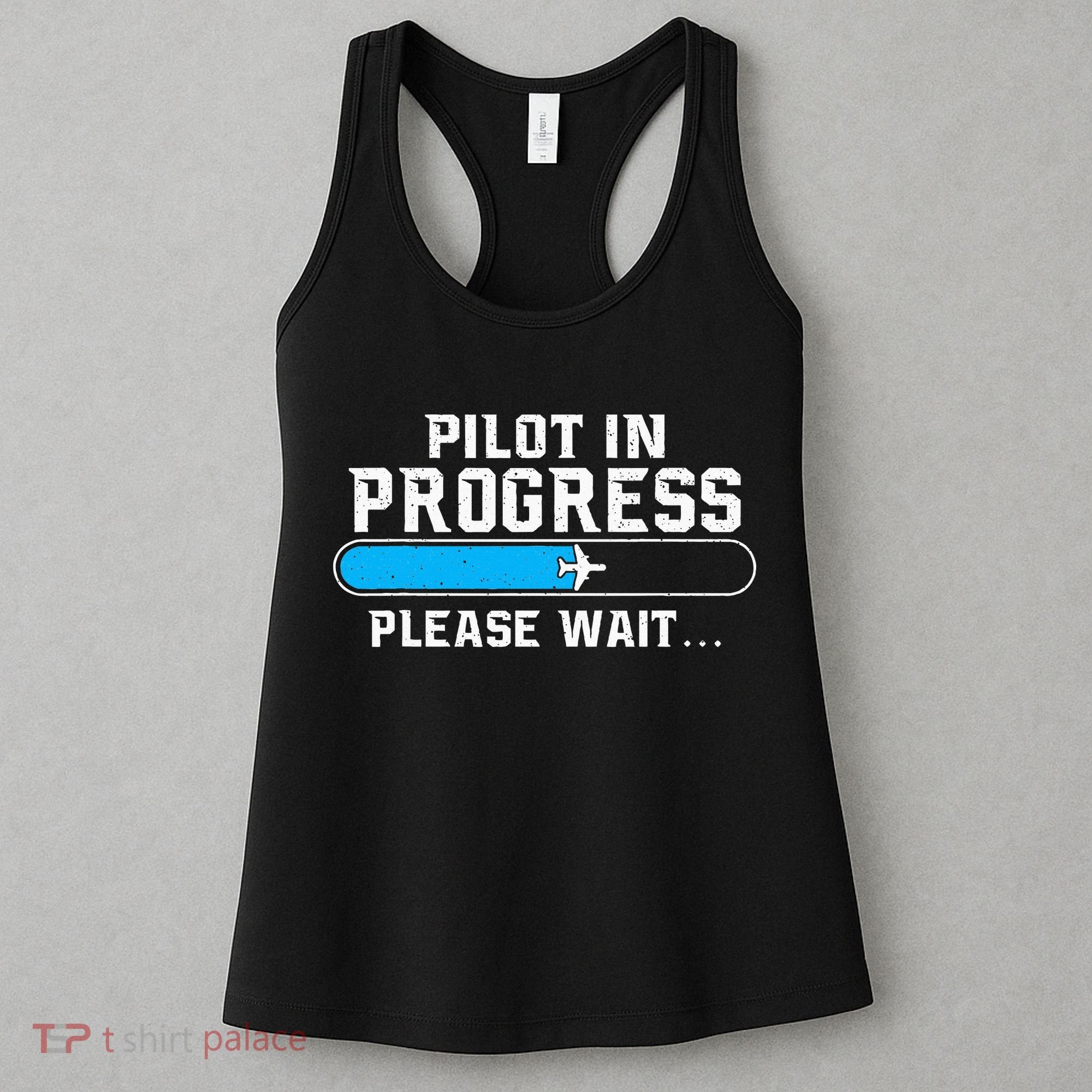 Pilot In Progress Airline Pilot Aviation Aircraft Lover Women's Tank Top