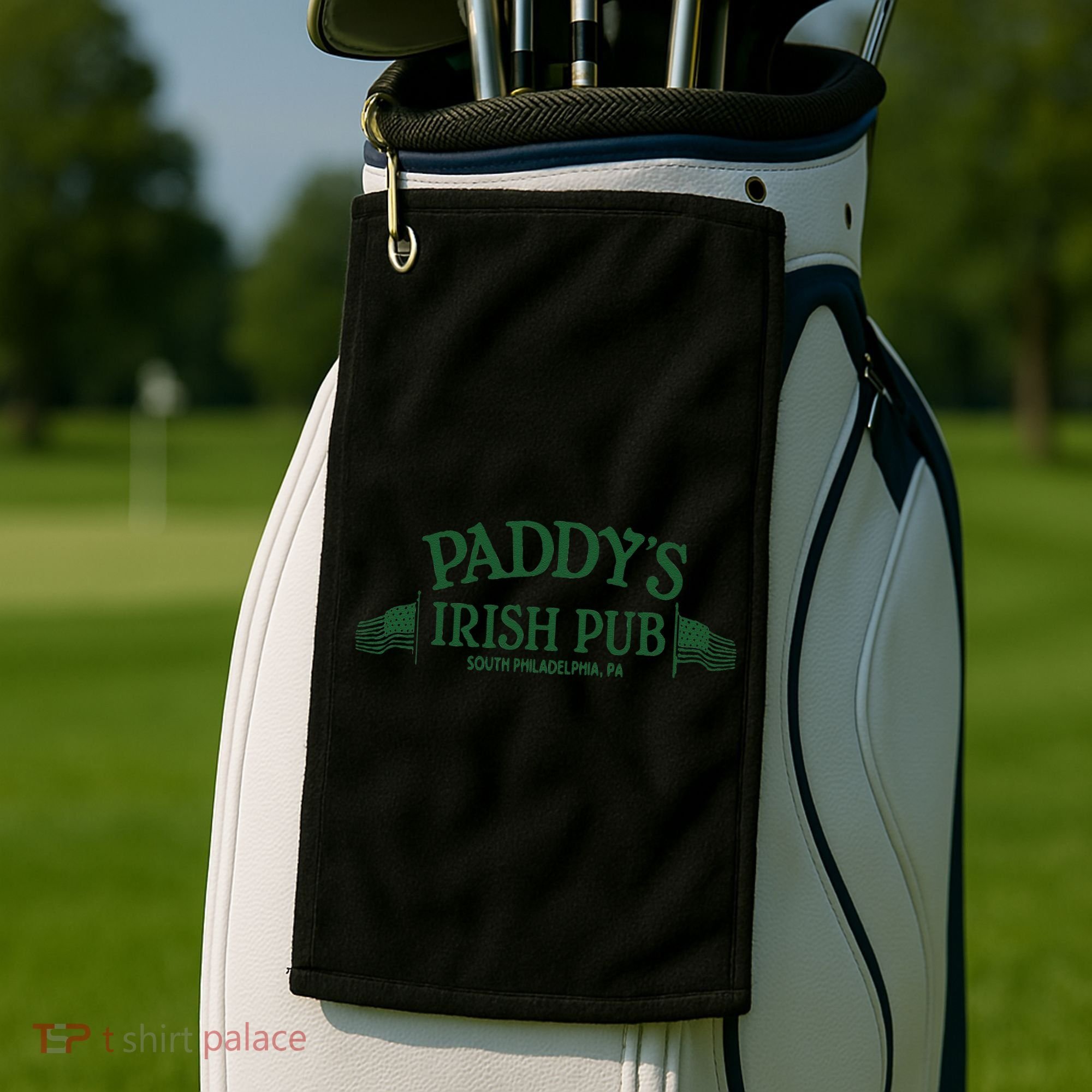 Paddy's Irish Pub Funny St. Patrick's Day Saint Paddy's Funny Golf Towel