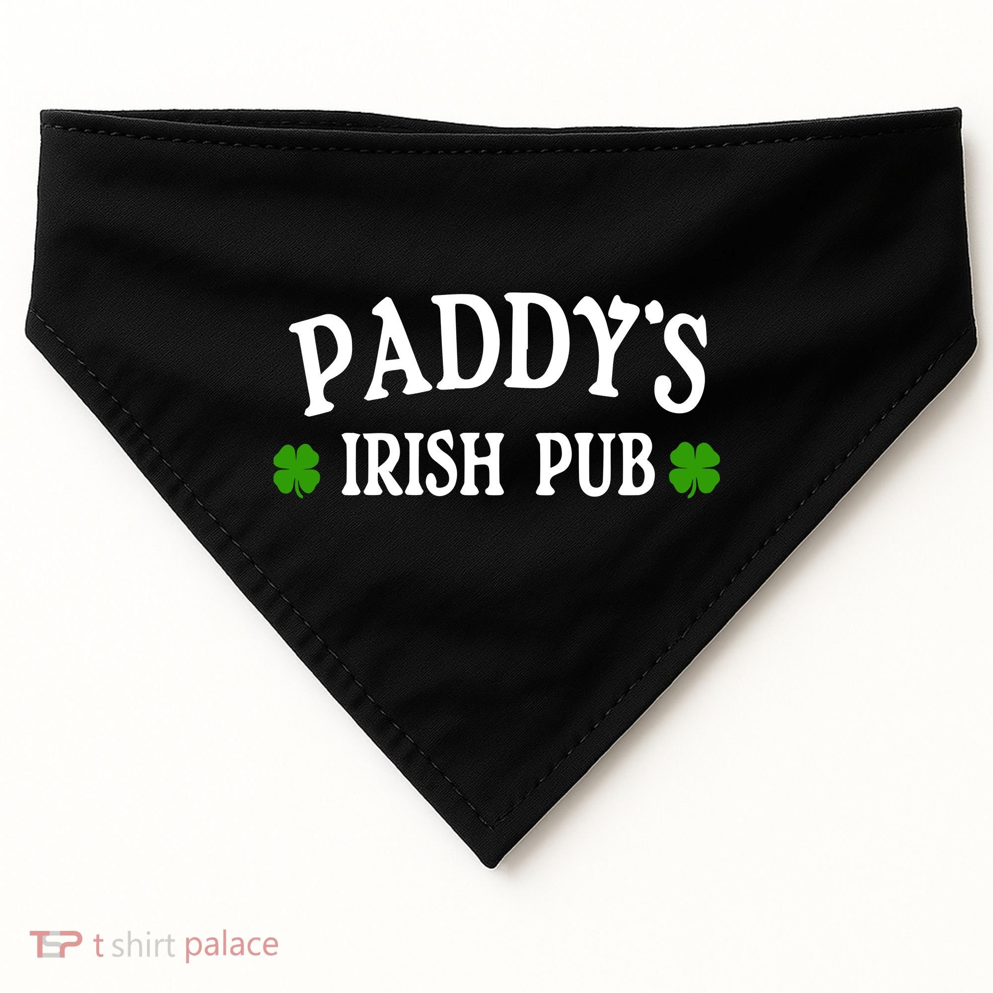 Paddy's Irish Pub St. Patrick's Day USA-Made Doggie Bandana