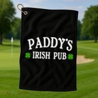 Paddy's Irish Pub St. Patrick's Day Golf Towel thumb 1