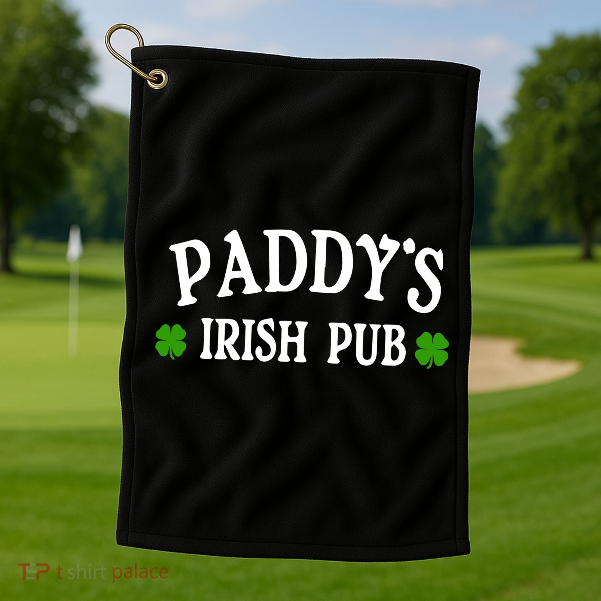 Paddy's Irish Pub St. Patrick's Day Golf Towel