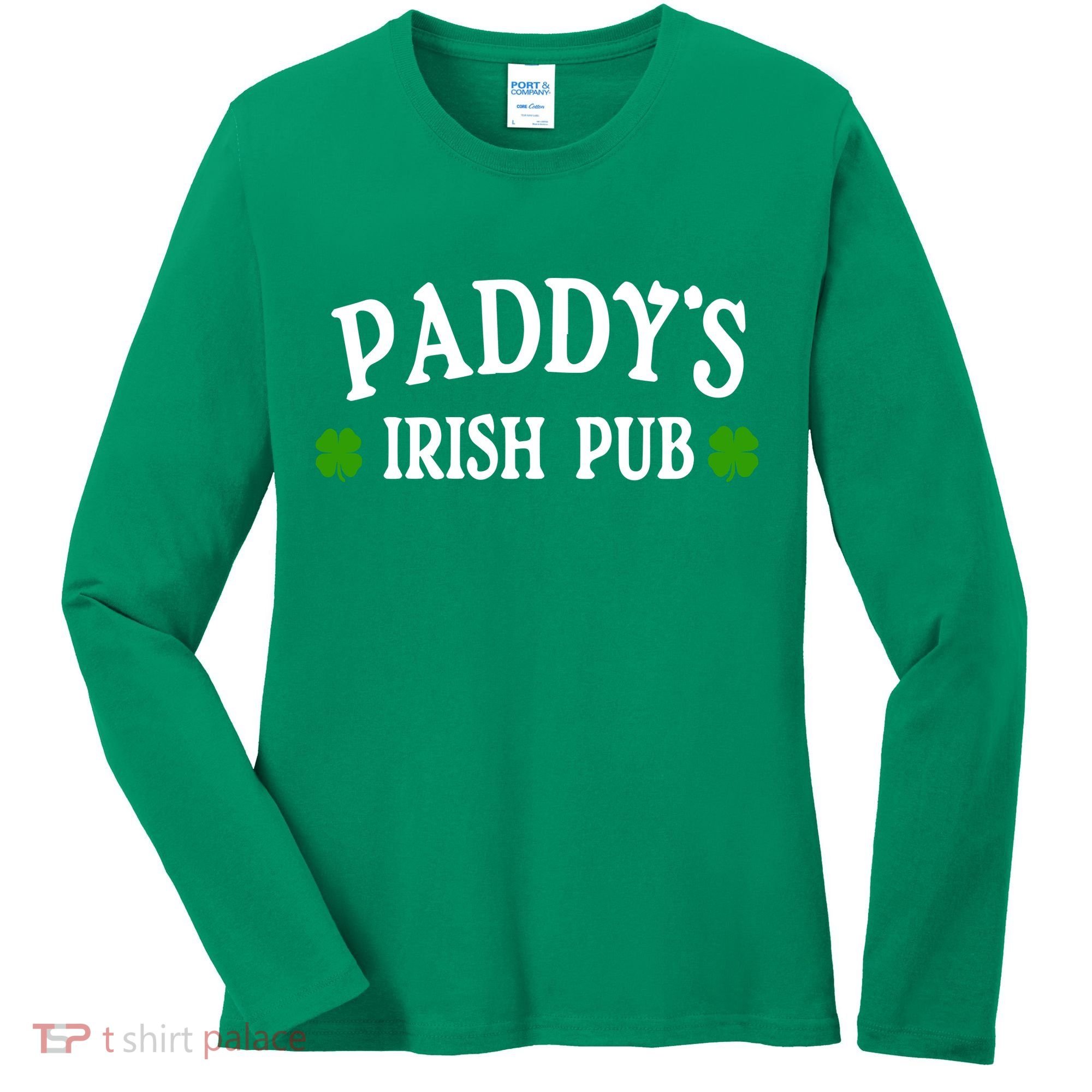 Paddy's Irish Pub St. Patrick's Day Women's Long Sleeve Shirt