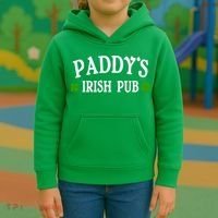 Paddy's Irish Pub St. Patrick's Day Kids Hoodie thumb 3