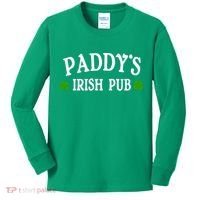 Paddy's Irish Pub St. Patrick's Day Kids Long Sleeve Shirt thumb 0