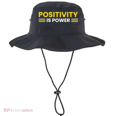 Positivity Is Power Typography Bucket Hat