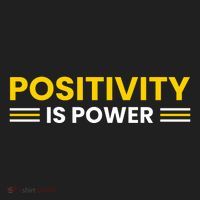 Positivity Is Power Typography Beanie thumb 2