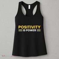 Positivity Is Power Typography Women's Tank Top thumb 3
