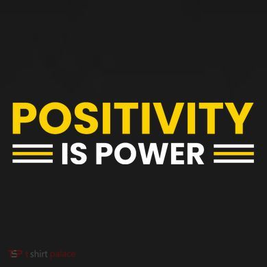 Positivity Is Power Typography Cropped Pullover Crew