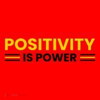 Positivity Is Power Typography Santa Hat thumb 1