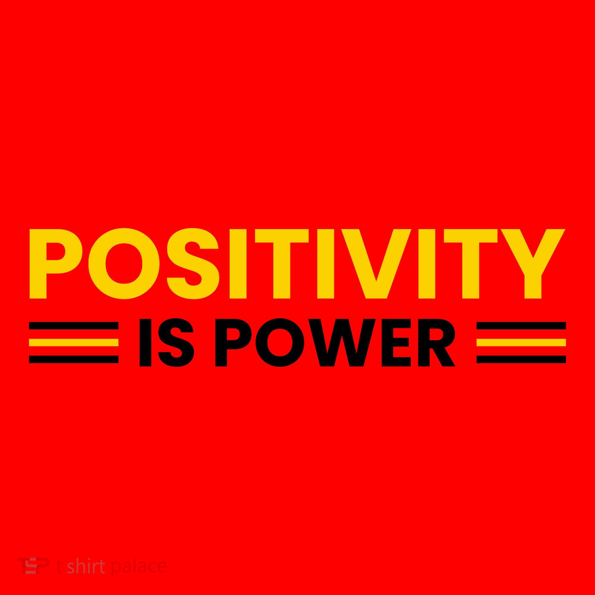 Positivity Is Power Typography Santa Hat