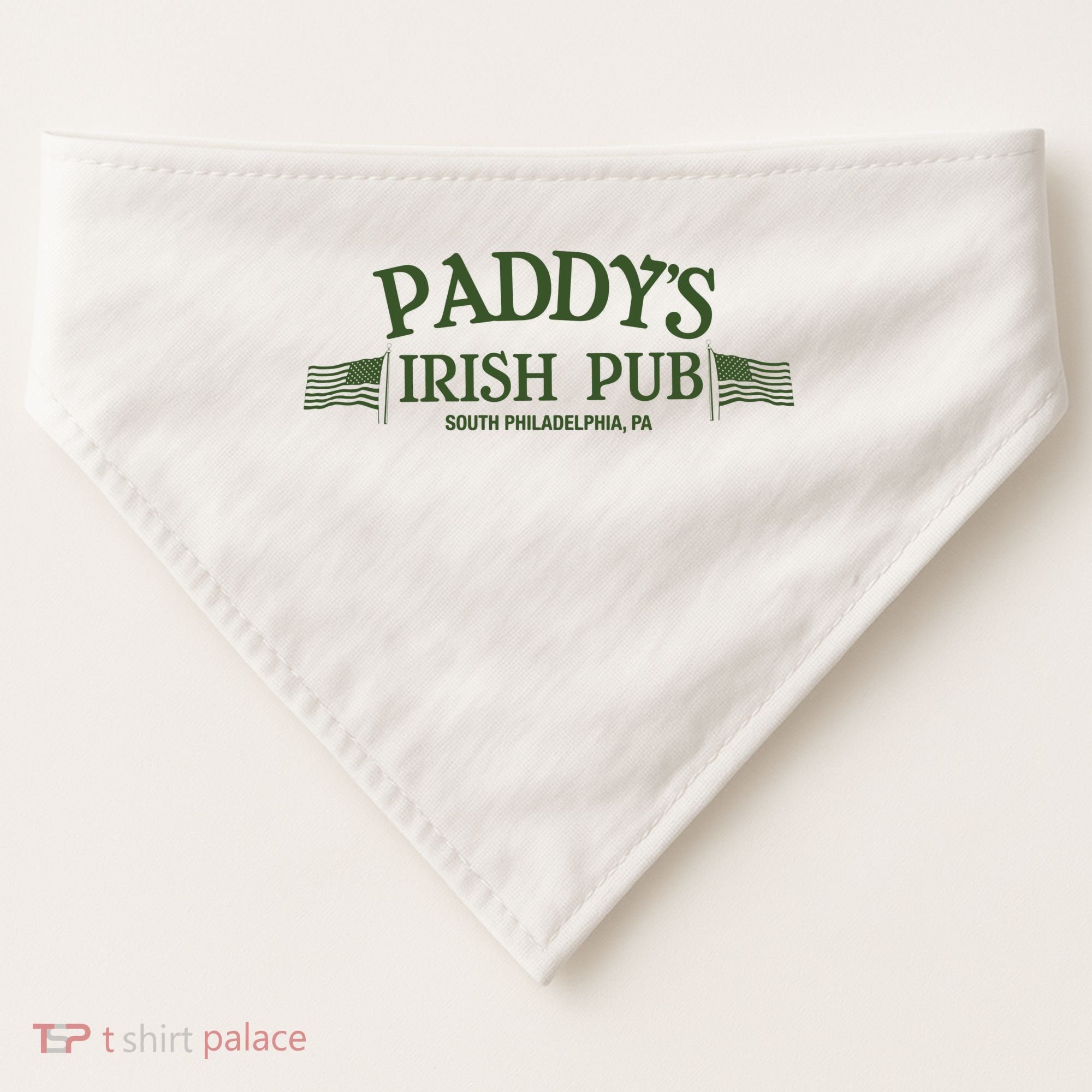 Paddys Irish Pub Its Always Sunny USA-Made Doggie Bandana