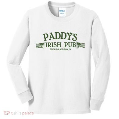 Paddys Irish Pub Its Always Sunny Kids Long Sleeve Shirt