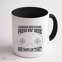Passenger Instructions Press Em Here Coffee Mug thumb 1