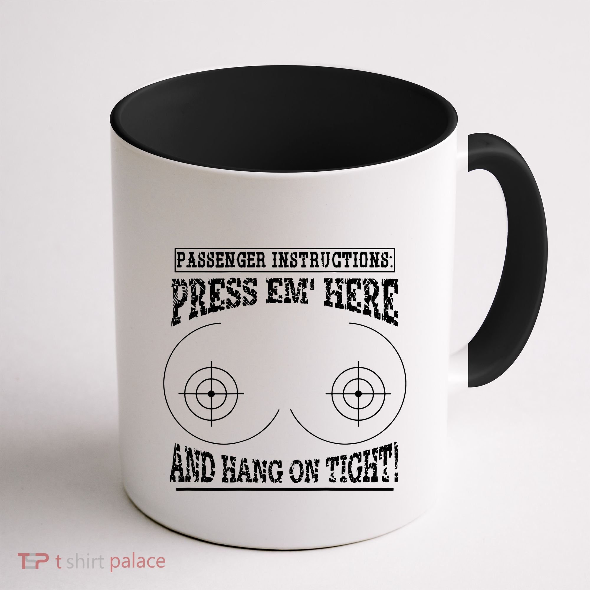 Passenger Instructions Press Em Here Coffee Mug