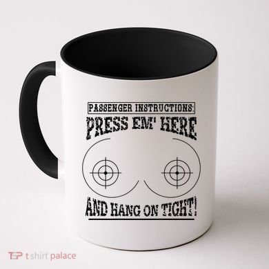 Passenger Instructions Press Em Here Coffee Mug
