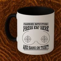Passenger Instructions Press Em Here Coffee Mug thumb 2