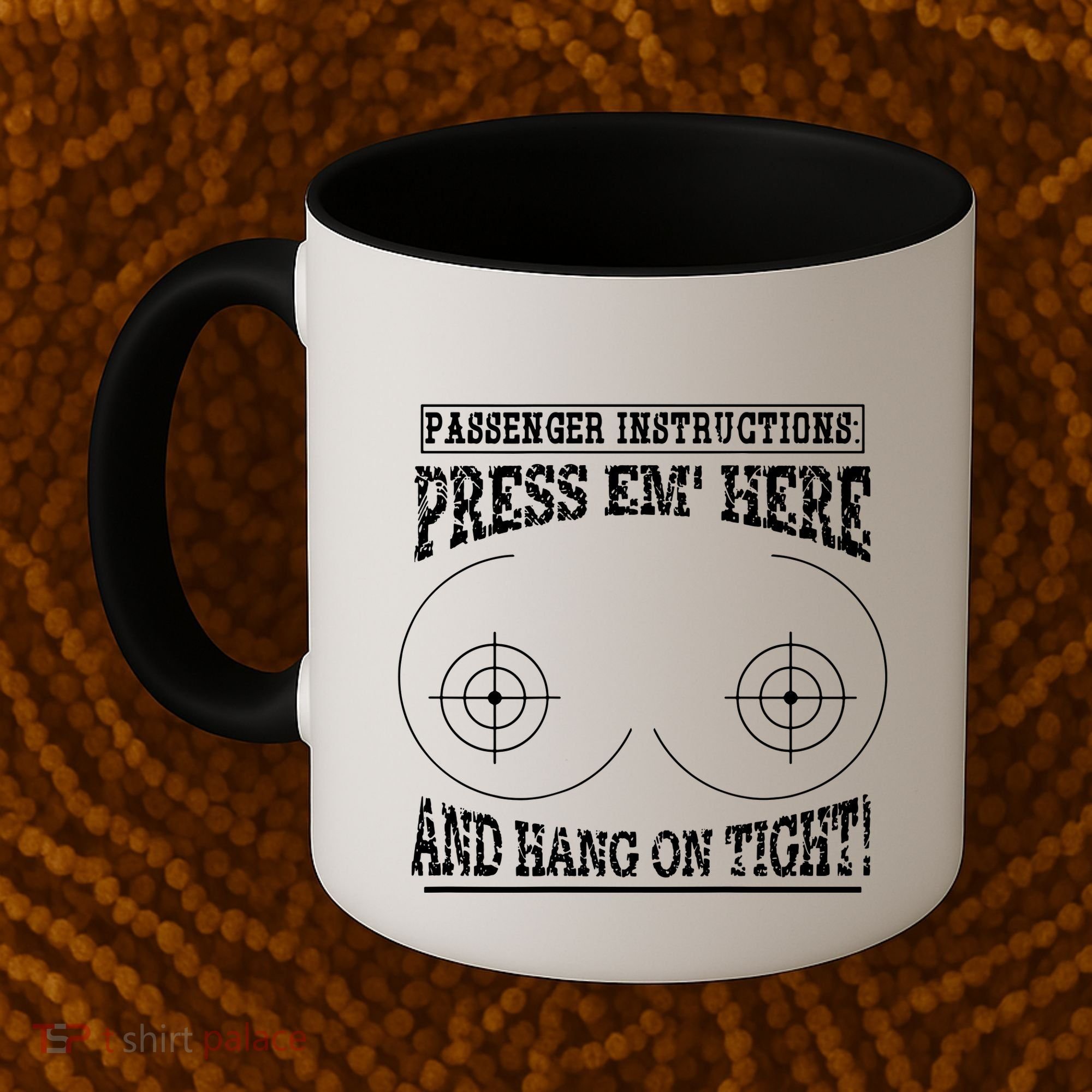 Passenger Instructions Press Em Here Coffee Mug
