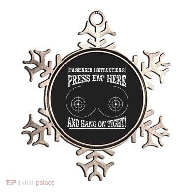 Passenger Instructions Press Em Here Ornament