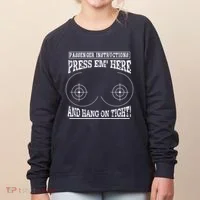 Passenger Instructions Press Em Here Women's Sweatshirt thumb 0