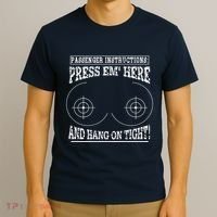 Passenger Instructions Press Em Here T-Shirt thumb 3