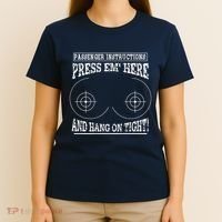 Passenger Instructions Press Em Here T-Shirt thumb 4