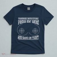 Passenger Instructions Press Em Here T-Shirt thumb 5