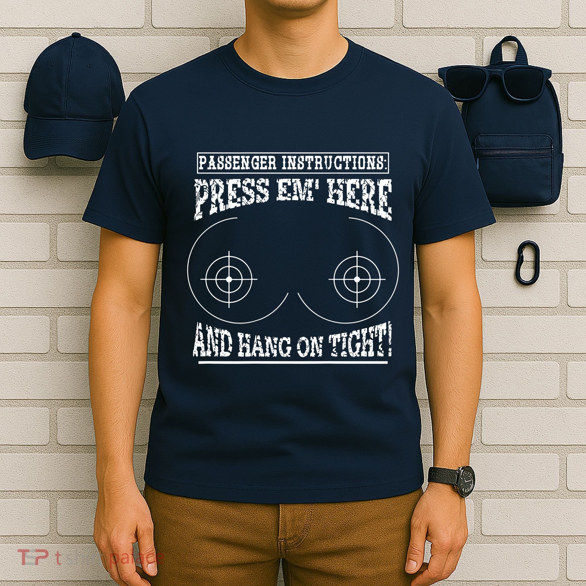Passenger Instructions Press Em Here T-Shirt