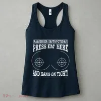 Passenger Instructions Press Em Here Women's Tank Top thumb 3
