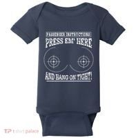 Passenger Instructions Press Em Here Baby Bodysuit thumb 0