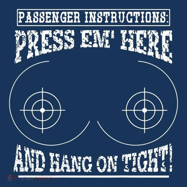 Passenger Instructions Press Em Here Baby Bodysuit
