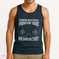 Passenger Instructions Press Em Here Tank Top thumb 3