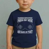 Passenger Instructions Press Em Here Toddler T-Shirt thumb 2