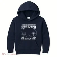 Passenger Instructions Press Em Here Kids Hoodie thumb 0