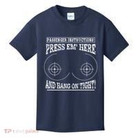 Passenger Instructions Press Em Here Kids T-Shirt thumb 0