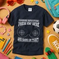 Passenger Instructions Press Em Here Kids T-Shirt thumb 3