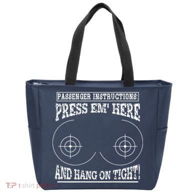 Passenger Instructions Press Em Here Tote Bag