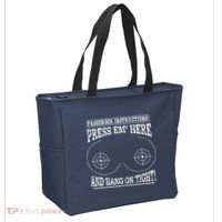 Passenger Instructions Press Em Here Tote Bag thumb 2