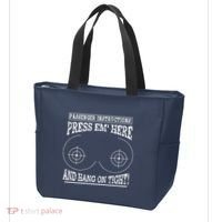 Passenger Instructions Press Em Here Tote Bag thumb 3