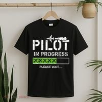Pilot In Progress Kid Future Pilot Airplane Aviation Flying T-Shirt thumb 2