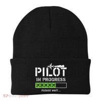Pilot In Progress Kid Future Pilot Airplane Aviation Flying Beanie thumb 0