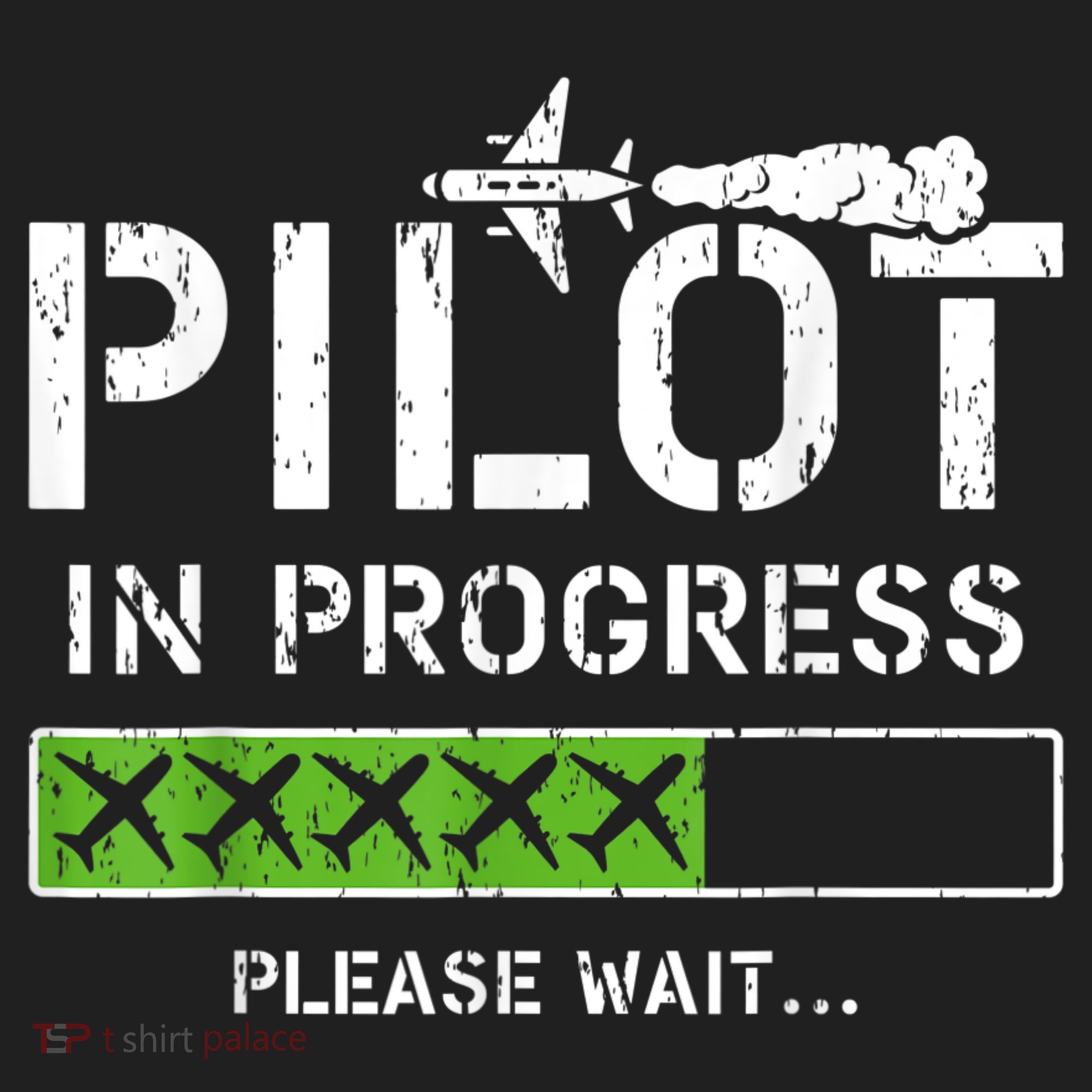 Pilot In Progress Kid Future Pilot Airplane Aviation Flying Beanie