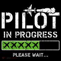Pilot In Progress Kid Future Pilot Airplane Aviation Flying Kids Sweatshirt thumb 2