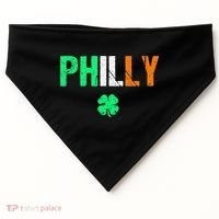 Philly Irish Philadelphia Saint Patrick's Day USA-Made Doggie Bandana thumb 0