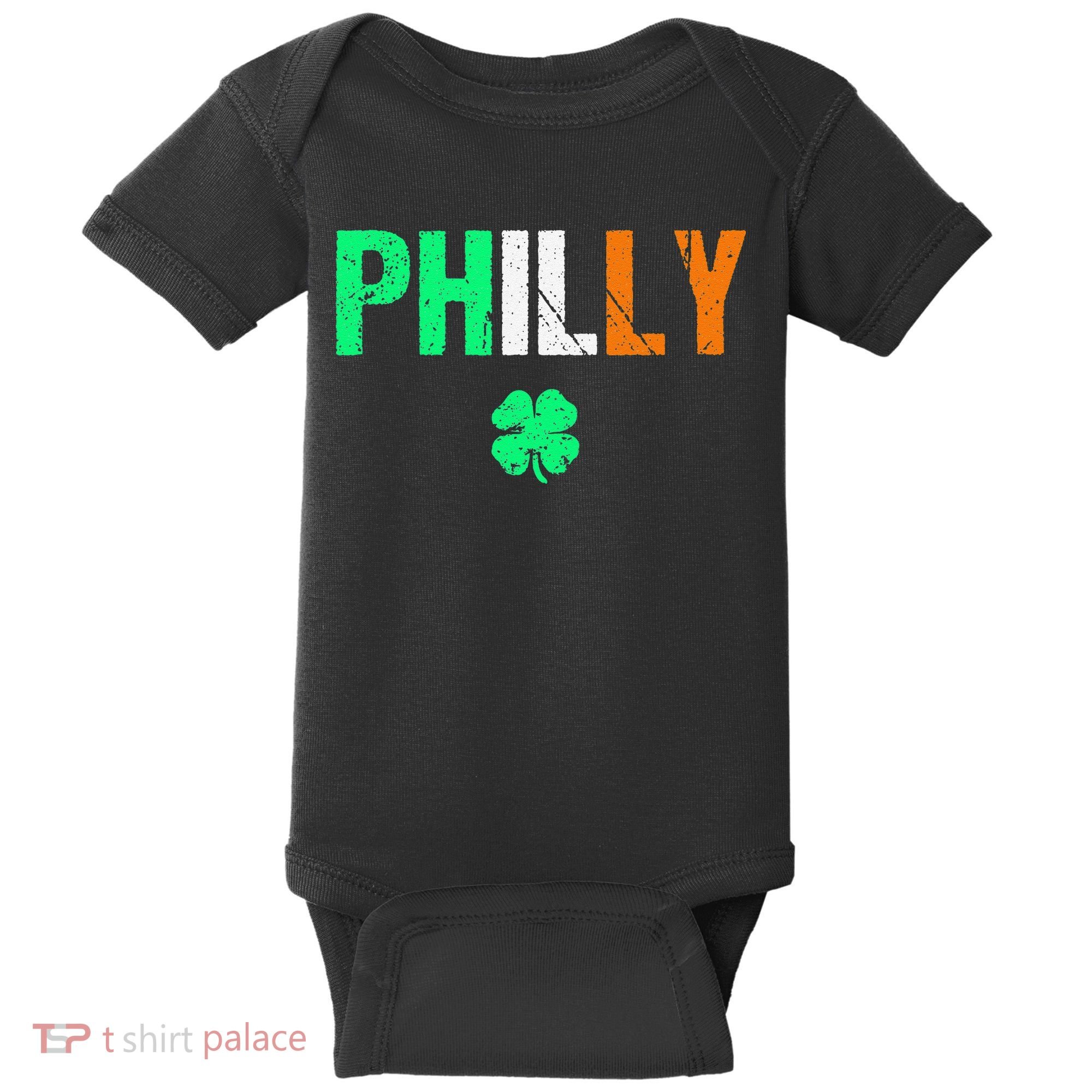 Philly Irish Philadelphia Saint Patrick's Day Baby Bodysuit